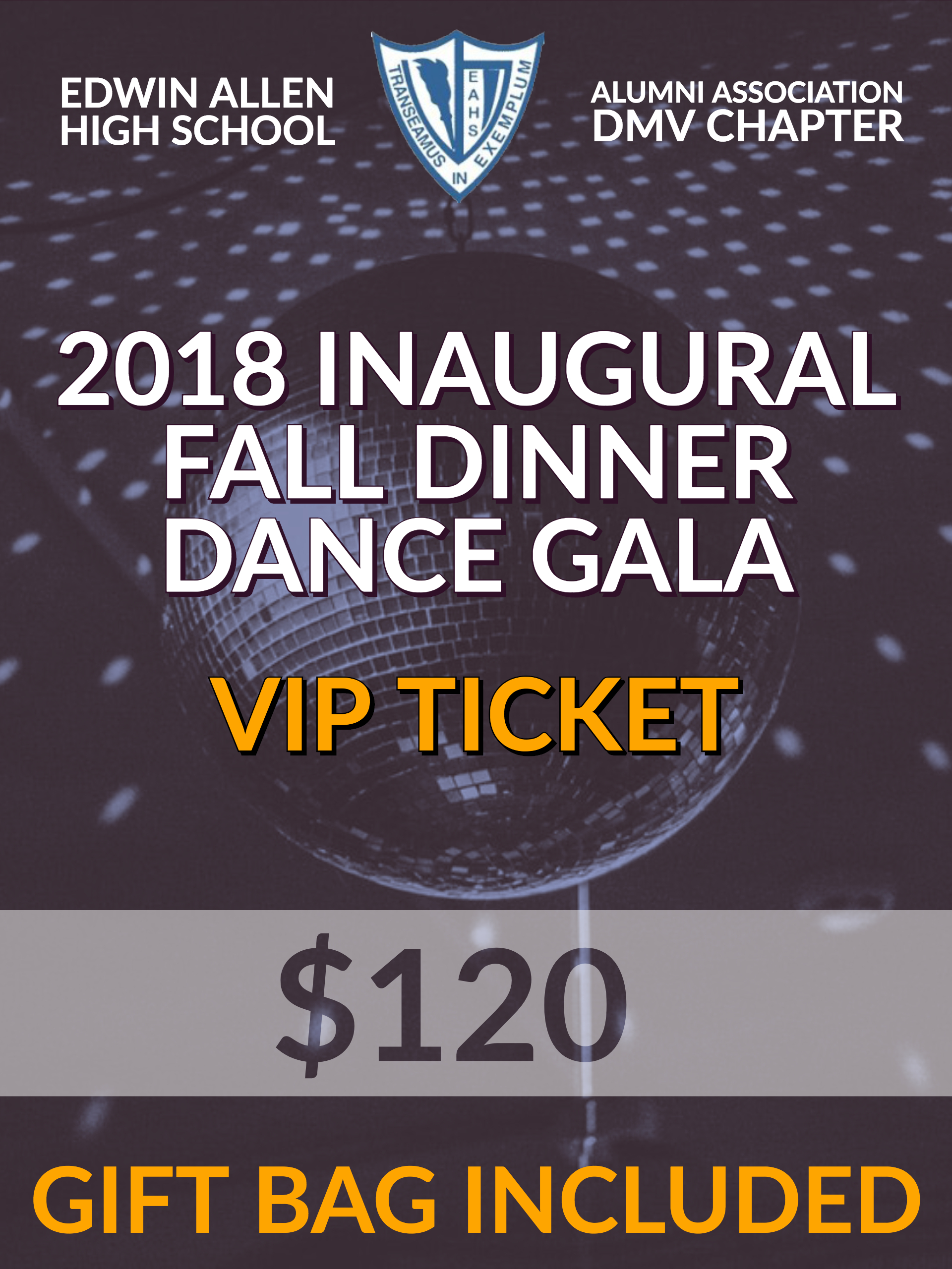 EAHSAA DMV 2018 Inaugural Gala VIP Ticket